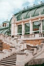 Palmenhaus buiding Vienna Royalty Free Stock Photo