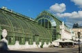 Palmenhaus (Palm House) building, also known as the Glashaus (Glass House), in Vienna, Austria Royalty Free Stock Photo