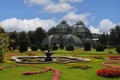 Beautiful garden of Schoenbrunn in Vienna Royalty Free Stock Photo