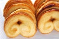 Palmier cookies Royalty Free Stock Photo