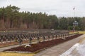 Tombs in the Cemetery in Palmiry, Poland