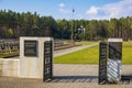 Palmiry, Poland - Panoramic view of the Palmiry war cemetery - historic memorial for the World War II victims of Warsaw and