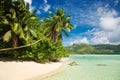 Tropical beach on Mahe Island, Seychelles, Afrcia Royalty Free Stock Photo