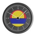 Wall clock with the flag of Palmyra Atoll