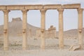 Palmyra - Qalat Ibn Maan Royalty Free Stock Photo