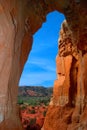 Palo Duro Canyon Cave View Royalty Free Stock Photo