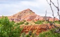 Palo Duro Canyon system of Caprock Escarpment located in Texas P Royalty Free Stock Photo