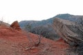 Palo Duro Canyon Texas landscape winter Llano Estacado Royalty Free Stock Photo