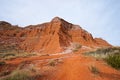 Palo Duro canyon Texas red rocks Royalty Free Stock Photo