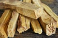 Palo Santo Smudge Sticks Close Up Royalty Free Stock Photo