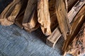 Palo santo wood sticks closeup in Ecuador Royalty Free Stock Photo
