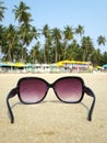 Palolem beach. South Goa, India Royalty Free Stock Photo