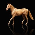 Palomino Akhal-teke