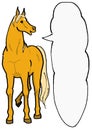 Palomino horse