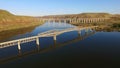 The Palouse and Snake Rivers Converge Lyons Ferry Washington Bridges