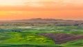 Palouse in sunrise Royalty Free Stock Photo