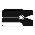 Palpitating check equipment icon simple vector. Person sick