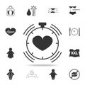 palpitation icon. Detailed set of obesity icons. Premium graphic design. One of the collection icons for websites, web design, mo