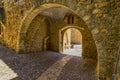 Pals medieval town in Catalonia, Spain