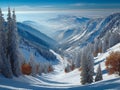 Paltinis ski resort in Romania Royalty Free Stock Photo