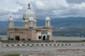 Palu, Indonesia icon `floated mosque ` destroyed after tsunami hit on 28 September 2018