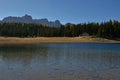 Palu lake in autumn - Landscape of Valmalenco, Valtellina, Italy Royalty Free Stock Photo