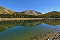 Palu lake in autumn - Landscape of Valmalenco, Valtellina, Italy Royalty Free Stock Photo