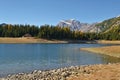 Palu lake in autumn - Landscape of Valmalenco, Valtellina, Italy Royalty Free Stock Photo