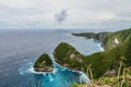 Paluang cliff above beautiful blue waters Royalty Free Stock Photo