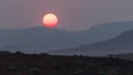 Sunrise in Palmwag Reserve, Namibia