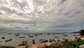 Pambam Bridge Rameswaram Tamil Nadu Fishing Boats