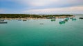 Fishing vessels in Pamban beach, Rameshwaram, Tamilnadu, India Royalty Free Stock Photo