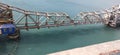 Pamban bridge bayofbengal