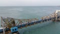 Pamban bridge, An engineering marvel in India.