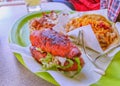 Pambazo, a traditional mexican sandwich. Travel, mexican food