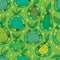 Pamelo seamless pattern