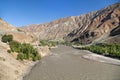 Pamir highway Panj river and Pamir mountains