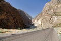 Pamir highway Panj river and Pamir mountains