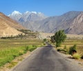 Pamir highway road Hindukush mountains landscape