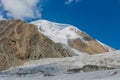 Pamir mountains glacier river Royalty Free Stock Photo