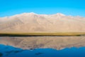 Morning Landscape of Bulunkul Lake in Gorno-Badakhshan, Tajikistan. Royalty Free Stock Photo