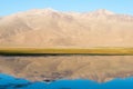 Morning Landscape of Bulunkul Lake in Gorno-Badakhshan, Tajikistan. Royalty Free Stock Photo