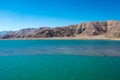 Yashilkul Lake in Gorno-Badakhshan, Tajikistan. It is located in the World Heritage Royalty Free Stock Photo