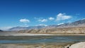 Pamirs altiplano lake Royalty Free Stock Photo