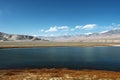 Pamirs altiplano lake Royalty Free Stock Photo