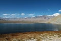 Pamirs altiplano lake Royalty Free Stock Photo
