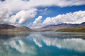 The Pamirs of clouds and lakes Royalty Free Stock Photo