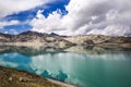 The Pamirs of clouds and lakes Royalty Free Stock Photo