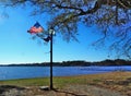 Pamlico River at Teach`s Cove in Bath, North Carolina