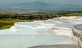 Pammukale, The travertines of calcium. Turkish resort, the unique thermal water rich in calcium. Royalty Free Stock Photo